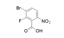 3-溴-2-氟-6-硝基苯甲酸