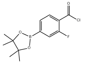 2-Fluoro-4-(4,4,5,5-tetramethyl-1,3,2-dioxaborolan-2-yl)benzoyl chloride