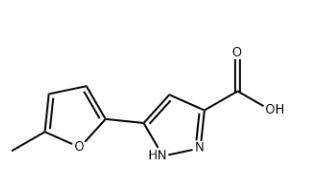 5-(5-Methylfuran-2-yl)-1H-pyrazole-3-carboxylic acid