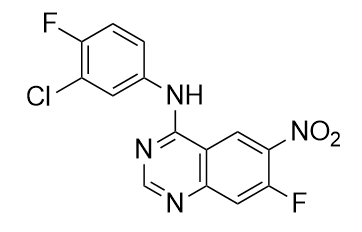 N-(3-氯-4-氟苯基)-7-氟-6-硝基-4-喹唑啉胺