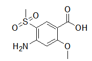 4-氨基-5-甲基磺酰基-2-甲氧基苯甲酸