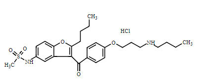 N-去丁基决奈达隆盐酸盐