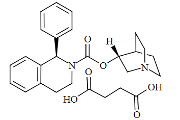 （3R）-1-氮杂双环[2.2.2]辛烷-3-基（1R）-1-苯基-3,4-二氢异喹啉-2（1H）甲酸酯