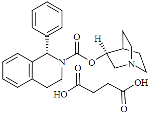 （3S）-1-氮杂双环[2.2.2]辛烷-3-基（1S）-1-苯基-3,4-二氢异喹啉-2（1H）甲酸酯