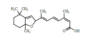 5,8-Epoxy-13-cis Retinoic Acid (Mixture of Diastereomers)